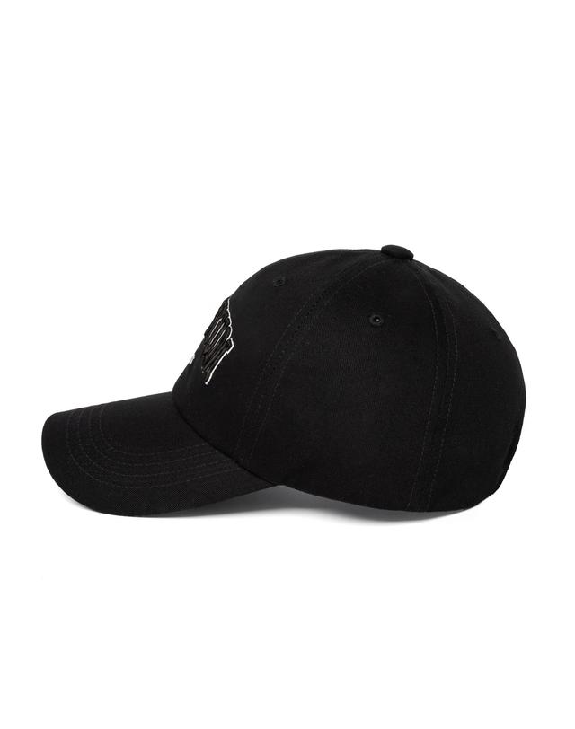 베루툼 HW-BC189B : Arch Volume Logo Bio Washing CapㅣBlack 착용컷
