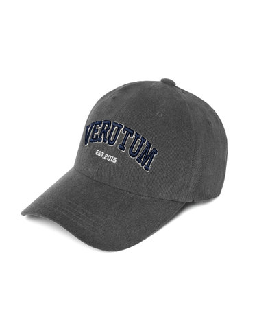 HW-BC189B : Arch Volume Logo Bio Washing CapㅣDark Grey