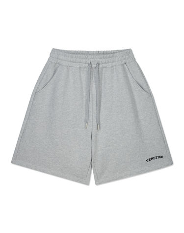 RTW-PT218 : Ivy Arch Logo Shorts Pants│MensㅣMelange Grey Black