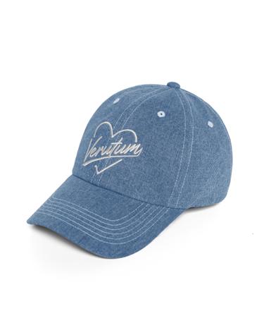 HW-BC218DN : Heart Logo Stitch Ball CapㅣMedium Denim