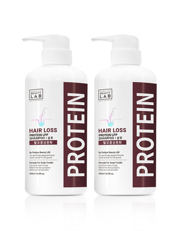 헤어로스 LPP 탈모증상완화 단백질 샴푸 500ml 2개