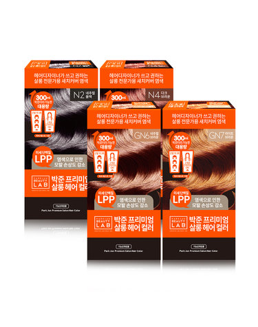 프로페셔널 헤어 살롱 대용량 새치커버 컬러 염색약 150ml 1개 (4종/택1)