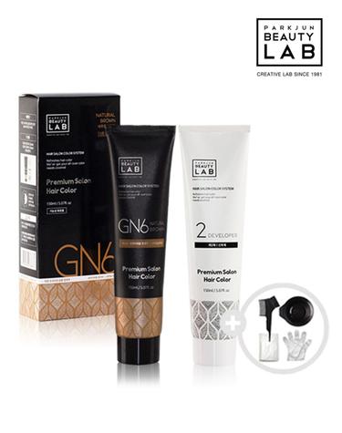 프로페셔널 헤어 살롱 대용량 새치커버 컬러 염색약 150ml 네추럴 브라운 3개