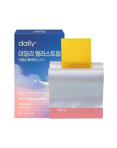 데일리 멜라스트립 식물성 멜라토닌 함유 14매 1박스