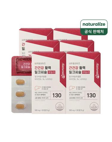 간건강 활력 밀크씨슬 데일리 6박스 / 비타민B 엽산 아연