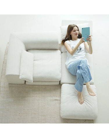 마루이 누움 와이드 조야 이지클린 모듈형 1인 좌식소파 소파베드