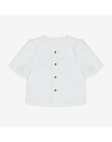 자가드 노카라 자켓 (VKJAE2143)