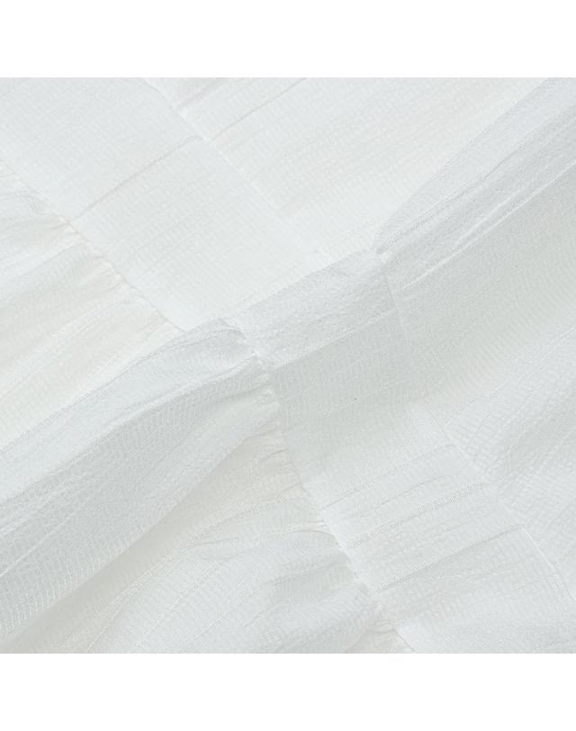 이사베이 [26 신상] 텐셀 스쿱넥 리본 셔링 반팔 블라우스 (VMBAE2444) 착용컷