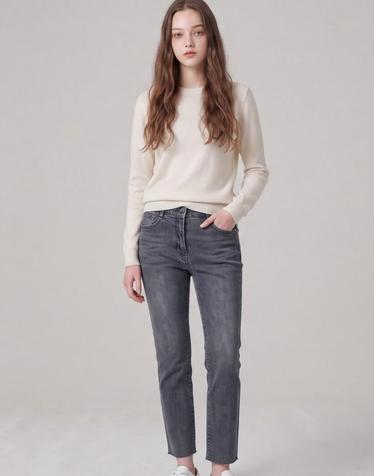컷오프 슬림 데님 팬츠 (BJPKI2270)