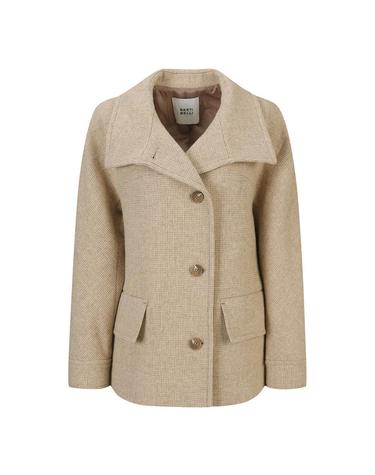 WOOL 100 발마칸 하프코트 (BJHAX2670)