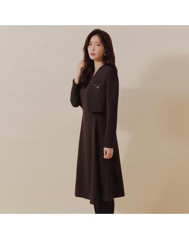 가디건 SET 원피스 (BLOAI2505)