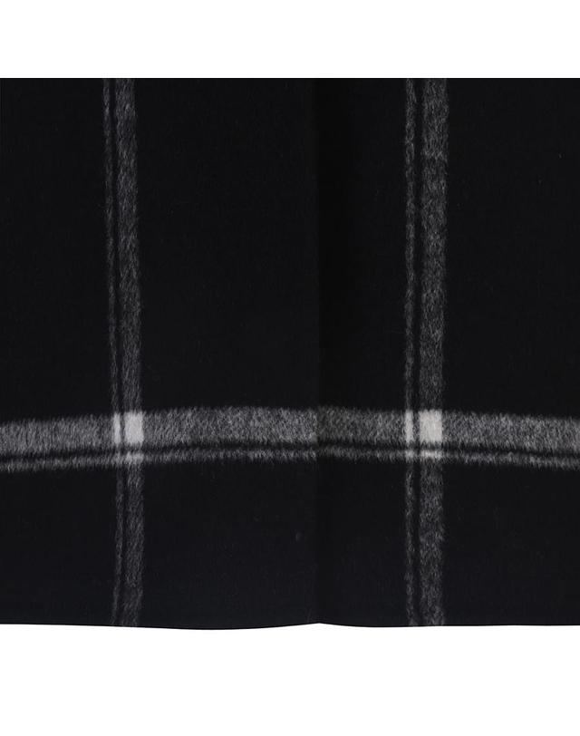 베스띠벨리 울혼방 격자 패턴 언발 코트 (BJHRX2642) 착용컷