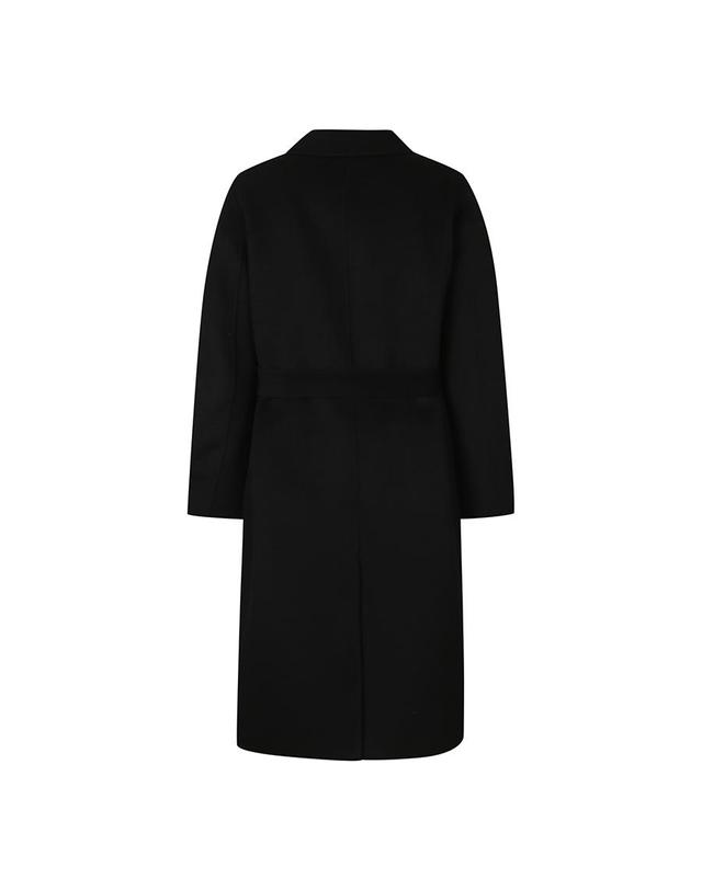 베스띠벨리 울혼방 더블 브레스트 롱코트 (BJHRX9650) 착용컷