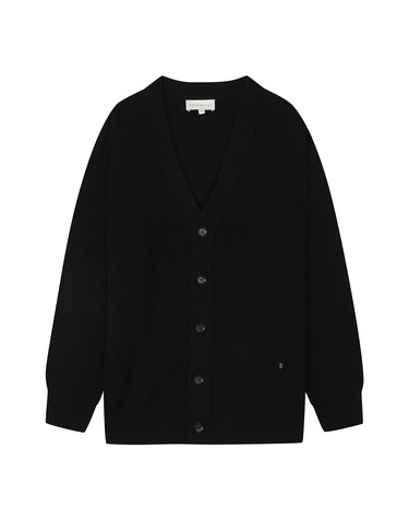[STEIN GARTEN] 블랙 W100 아가일 짜임 가디건 (PHUCH8904)