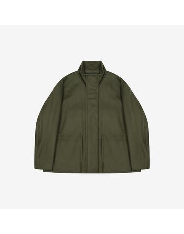 [STEIN GARTEN] 포텍스 하이넥 하프 코트 다크카키 (PHHAX7904)