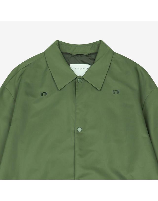 지이크 [STEIN GARTEN] 나일론 밀리터리 오버핏 코치 자켓 카키 (PHMAH6919) 착용컷