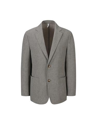 엠보 스트레치 캐주얼 정장 자켓 베이지 (PIEAA4062)