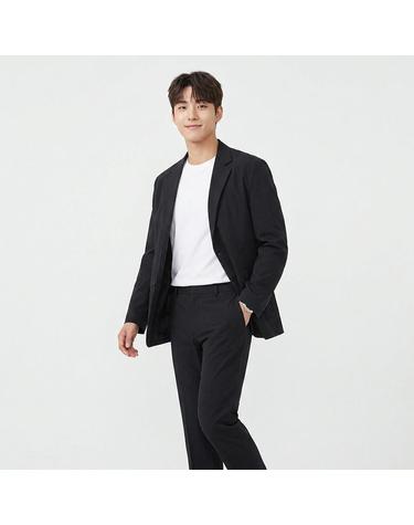 스티치 셋업 세트 블랙 (PIEAD4037_PIFAD4237)