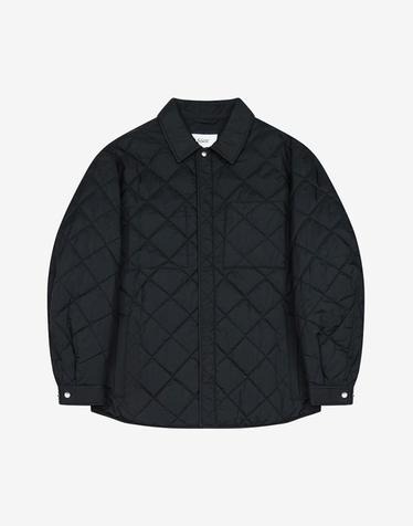 퀼팅 셔켓 점퍼 블랙 (PJMAX6015)