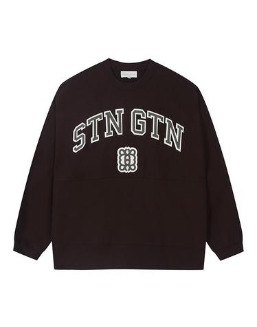 [STEIN GARTEN] 레터링 박스핏 스웻 셔츠 (PJIBH8909)