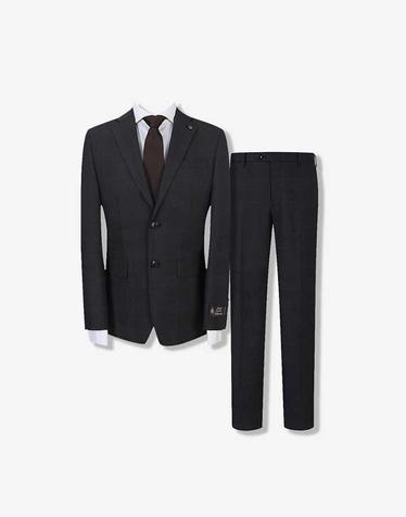 W100 체크 SUPER COMPORT 수트 정장 세트 (PJJAH2004_PJPAH2204)