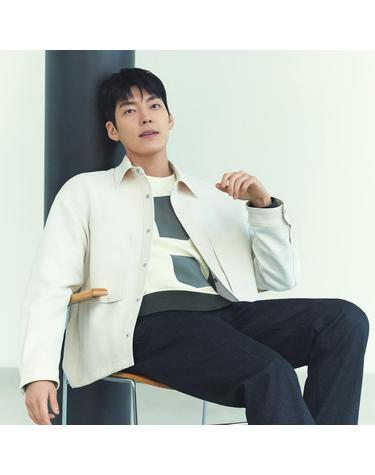 오버핏 후로피 프린팅 맨투맨 (FIIBA3101)