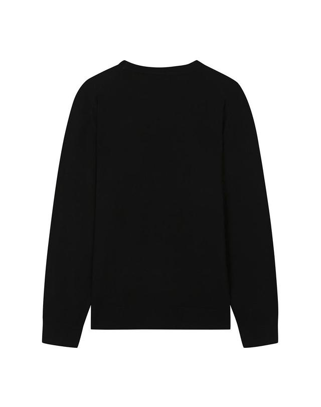 파렌하이트 [WASHABLE] 솔리드 라운드 니트 (FIUCA8501) 착용컷