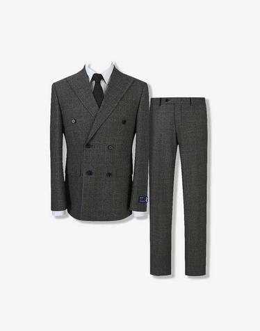 [GRANDCRU] Zignone 글렌체크 수트 정장 세트 (FJJAX2172_FJPAX2072)