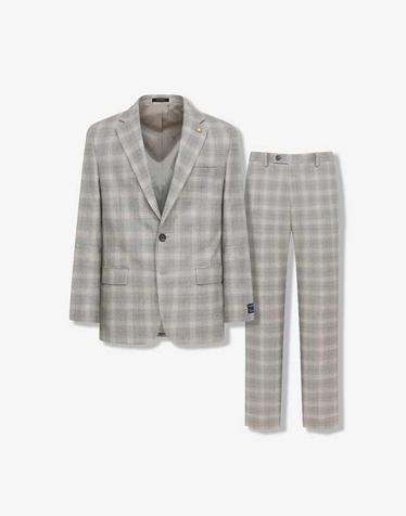 [GRANDCRU] ZIGNONE 쉐도우체크 수트 정장 세트 (FJJAX2144_FJPAX2044)