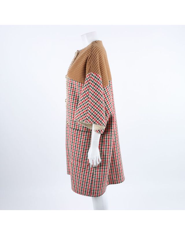 구찌 [중고명품] [구구스]중고명품 구찌 케이프 코트 44-55 (NO 10353020) 멀티컬러 착용컷