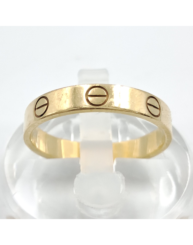 까르띠에 [중고명품] [구구스]중고명품 까르띠에 러브 반지 (스몰) 17 (NO 10432882) 멀티컬러 착용컷