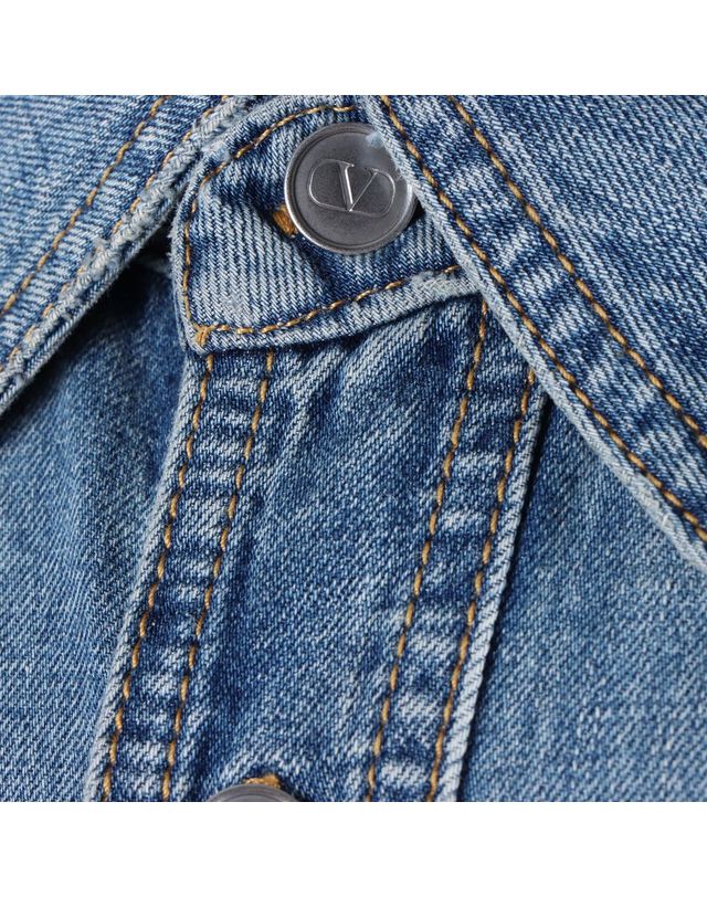 발렌시아가 [중고명품] [구구스]중고명품 발렌시아가 긴팔 데님 셔츠 110~ (NO 10197178) 멀티컬러 착용컷