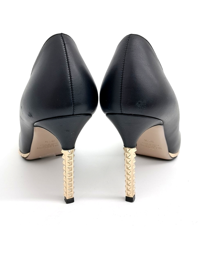 발렌티노 [중고명품] [구구스]중고명품 발렌티노 락스터드 구두 235 (NO 10157212) 멀티컬러 착용컷