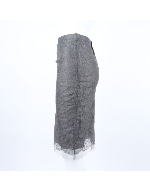 발렌티노 [중고명품] [구구스]중고명품 발렌티노 시스루 레이스 스커트 ~44 (NO 10324464) 멀티컬러 착용컷