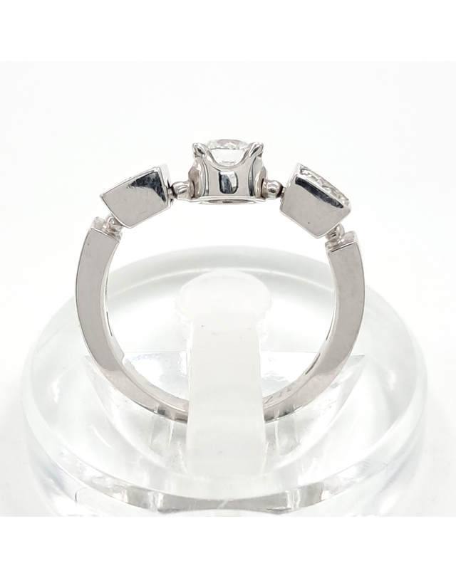 불가리 [중고명품] [구구스]중고명품 불가리 0.35ct 다이아 루체아 반지 9 (NO 10407437) 멀티컬러 착용컷