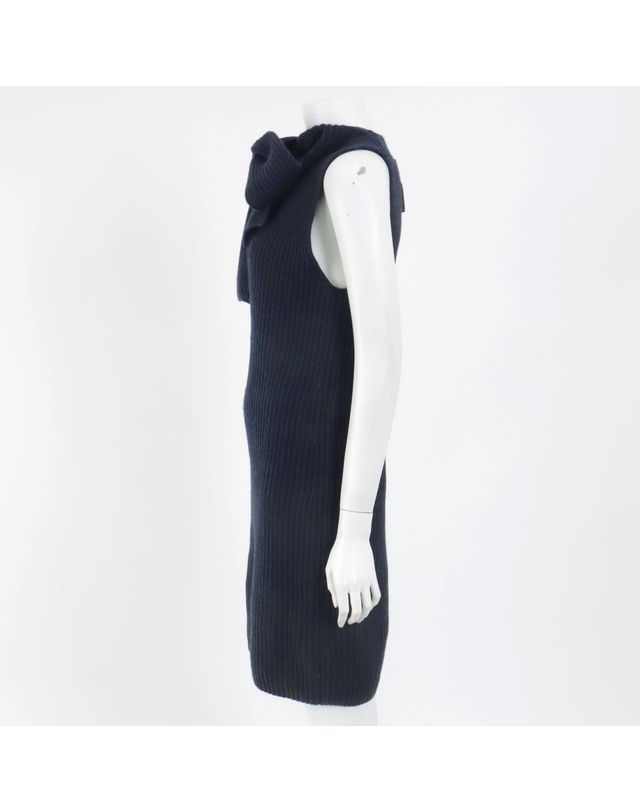 샤넬 [중고명품] [구구스]중고명품 샤넬 캐시미어 민소매 원피스 44-55 (NO 10473060) 멀티컬러 착용컷