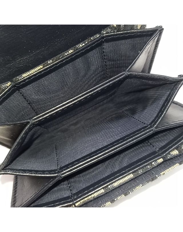 디올 [중고명품] [구구스]중고명품 크리스찬 디올 오블리크 아코디언 카드지갑 (NO 10527833) 멀티컬러 착용컷