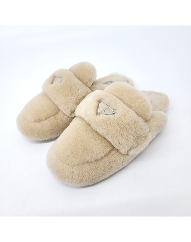 [구구스]중고명품 프라다 시어링 뮬 230 (NO 10150725)