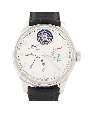 [구구스]중고명품 IWC 포르투기저 투르비옹 미스테르 레트로그레이드 플래티늄 시계 (IW504601) (NO 10370538)