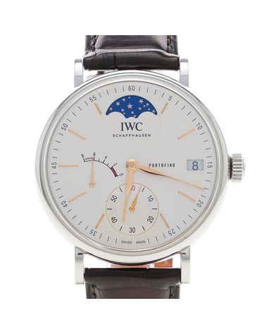 [구구스]중고명품 IWC 포르투피노 8DAYS 문페이즈 스틸 시계 (IW516401) (NO 10550253)