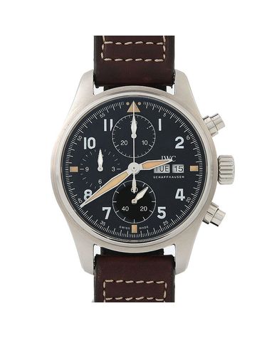 아이더블유씨 [구구스]중고명품 IWC 파일럿 스핏파이어 크로노 스틸 시계 (IW387901) (NO 10580801)