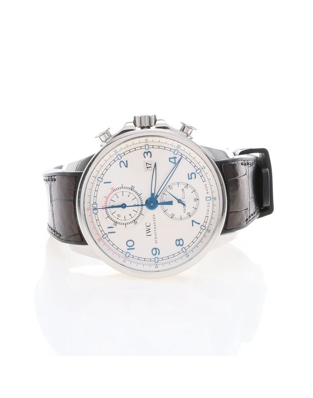 아이더블유씨 [중고명품] [구구스]중고명품 IWC 포르투기저 요트클럽 크로노 스틸 시계 (IW390216) (NO 10270812) 멀티컬러 착용컷