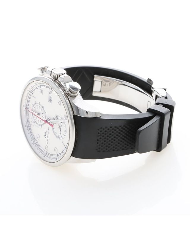 아이더블유씨 [중고명품] [구구스]중고명품 IWC 포르투기저 요트클럽 크로노 스틸 시계 (IW390211) (NO 10482000) 멀티컬러 착용컷
