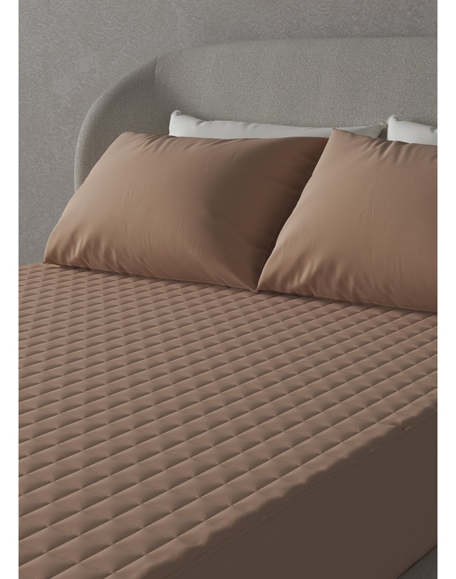 아망떼 굿메이드 300T 60수샤틴 누빔매트커버 SS/Q/K/SK (9color) 착용컷