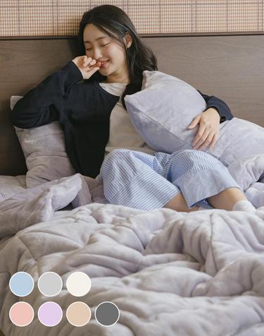 소울메이트 플란넬 극세사 겨울 차렵이불