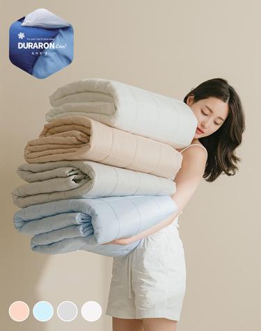 시베리아 정품 듀라론100% 냉감 고정밴드 침대패드 SS/Q/K/LK 4colors