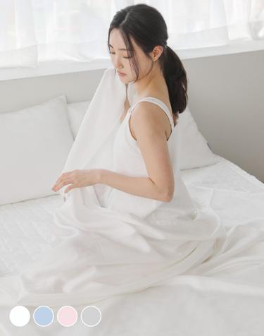 아이스터치 자연 냉감 인견 홑이불 단품/세트 (SS/Q/K)