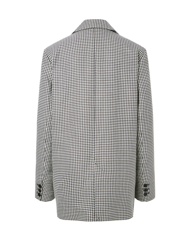 라움 여성 [BAUM UND PFERDGARTEN] 블랙 패턴 긴팔자켓 MULTI COLOR 착용컷