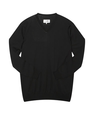 [MM6 MAISON MARGIELA] 블랙 단색 니트