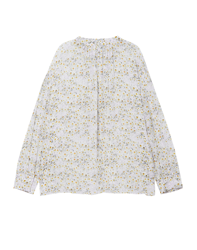 라움 여성 [DOROTHEE SCHUMACHER] 아이보리 플라워 긴팔블라우스 MULTI COLOR 착용컷